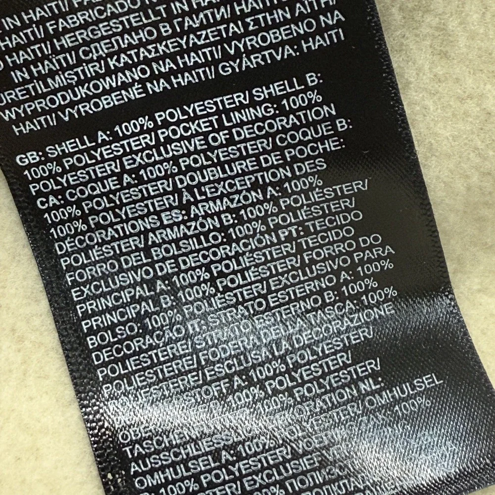 The North Face 100% recycled